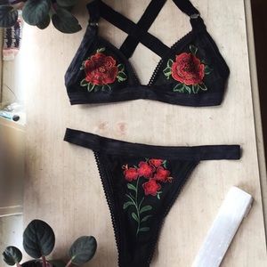 Handmade rose bud set